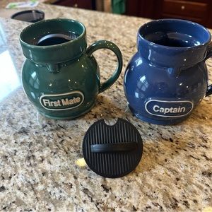 Boater travel mugs